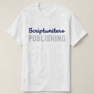 Scriptwriters, die Marine-Blau/grauen T - Shirt