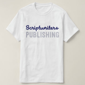 Scriptwriters, die Marine-Blau/grauen T - Shirt