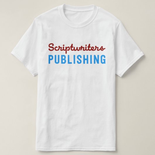 Scriptwriters, die Ziegelstein/SalzwasserTaffy T T-Shirt (Design vorne)