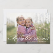 Scripty Frohe Weihnachten Multi Foto (Vorderseite)