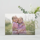 Scripty Frohe Weihnachten Multi Foto (Stehend Vorderseite)