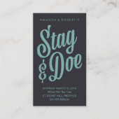 Scripty Stag & Doe Ticket (Vorderseite)