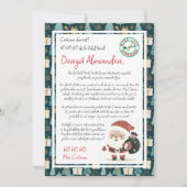 Scrisoare de la Polul nord Einladung (Vorderseite)