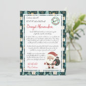 Scrisoare de la Polul nord Einladung (Stehend Vorderseite)