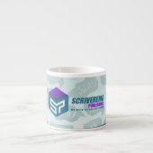 Scriveremo Logo und Hintergrund Espressotasse (Vorderseite)