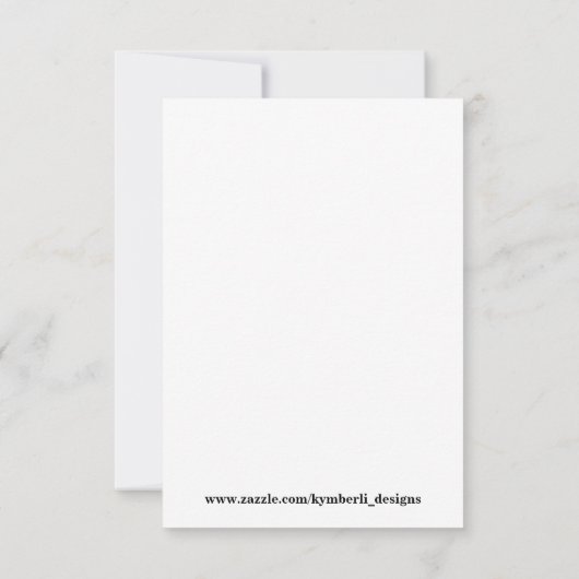 Scroll Birthday Einladung (Rückseite)