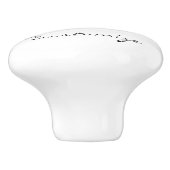 Scroll Black Spades Thunder_Cove im Tattoo-Stil Keramikknauf (Seitenansicht)