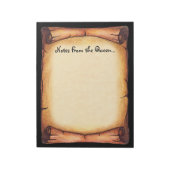 Scroll Border Notizblock (Rotiert)