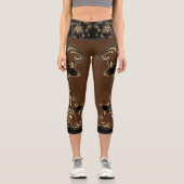 Scroll Capri Leggings (Vorderseite)