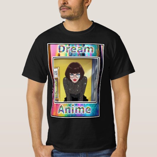 Scroll Clerk Dream Anime T-Shirt (Vorderseite)