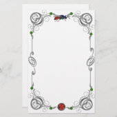 Scroll Cuckoo Wasp Briefpapier (Vorne/Hinten)