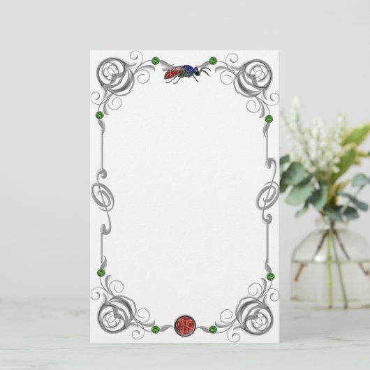 Scroll Cuckoo Wasp Briefpapier (Stehend Vorderseite)