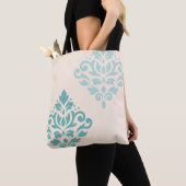 Scroll Damask Art I Tees on Cream Tasche (Von Nahem)