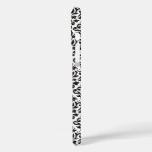 Scroll Damask Black on White Pattern Case-Mate iPhone Hülle (Rückseite / Links)