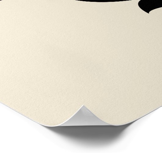 Scroll Damask Kunst, Dichtung und Musik Poster (Ecke)