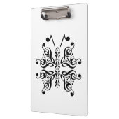 Scroll Design für Musical Butterfly Musiknote Klemmbrett (Links)