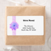Scroll Design mit rosa Blume Neue Adresse (Insitu)