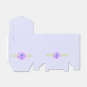 Scroll-Design mit violetter Blume Geschenkschachtel (Ungefaltet)