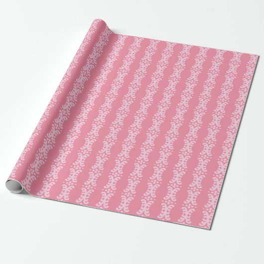 Scroll Dot in Pink Geschenkpapier (Ungerollt)