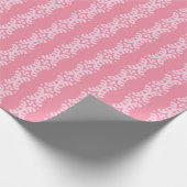 Scroll Dot in Rosa Geschenkpapier (Ecke)
