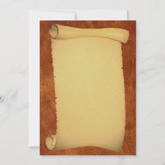 Scroll-Einladung Einladung (Vorderseite)