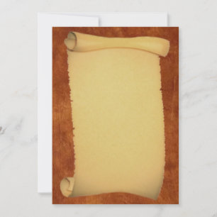 Scroll-Einladung Einladung