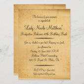 Scroll-Einladung (NM)2 Einladung (Vorne/Hinten)