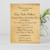 Scroll-Einladung (NM)2 Einladung (Stehend Vorderseite)