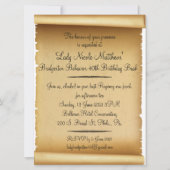 Scroll-Einladung (NM) Einladung (Vorderseite)