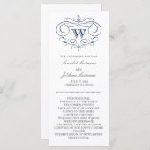 Scroll Frame Wedding Program Programm (Vorne/Hinten)