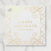 Scroll Holiday Fovor Tag (Vorderseite)