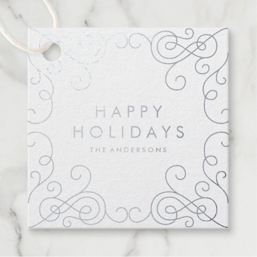 Scroll Holiday Fovor Tag (Vorderseite)