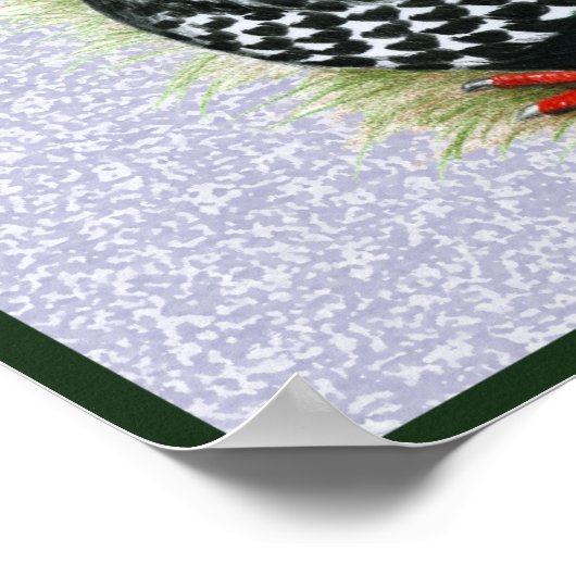 Scroll im Inlandsflug Poster (Ecke)