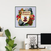 Scroll im Inlandsflug Poster (Heimbüro)