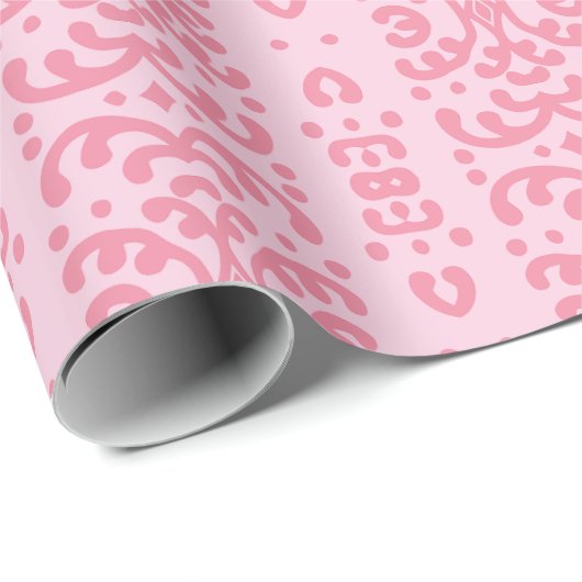 Scroll Lace in Pink Geschenkpapier (Rolleneckpunkt)