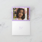 Scroll leaf white lila & Star of David Danke (Innenseite)