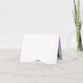 Scroll leaf white lila & Star of David Danke (Rückseite)