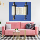 Scroll Miniatur Torah, 1765 Leinwanddruck (Insitu (Wohnzimmer))