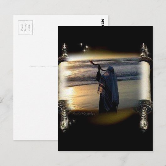 Scroll Postkarte (Vorne/Hinten)