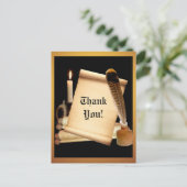Scroll Postkarte (Stehend Vorderseite)