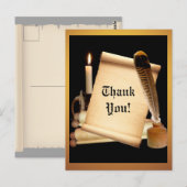 Scroll Postkarte (Vorne/Hinten)