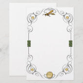 Scroll Potter Wasp Briefpapier (Vorne/Hinten)