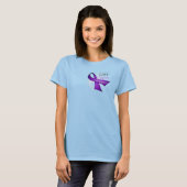 Scroll Ribbon GIST Krebsbewusstsein T-Shirt (Vorne ganz)