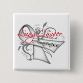 Scroll Ribbon Lungenkrebs Bewusstsein Button (Vorderseite)