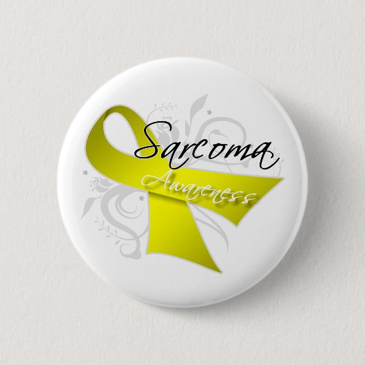 Scroll Ribbon Sarcoma Bewusstsein Button (Vorderseite)