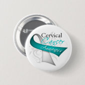 Scroll Ribbon Zervikalkrebs Bewusstsein Button (Vorne & Hinten)