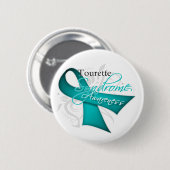 Scroll-Schleife - Tourette-Syndrom-Bewusstsein Button (Vorne & Hinten)