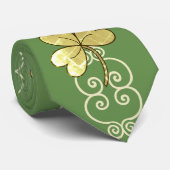 Scroll & Shamrock Herren Krawatte Nr. 2 (Gerollt)