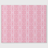 Scroll-Spitze in Rosa Geschenkpapier (Flach)