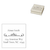 Scroll Text Divider Art Briefmarke Gummistempel (Stempel)